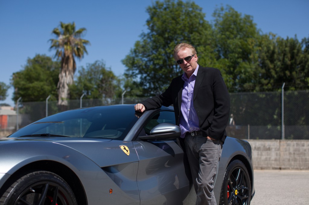 dr  Sean Olive with Ferrari California T