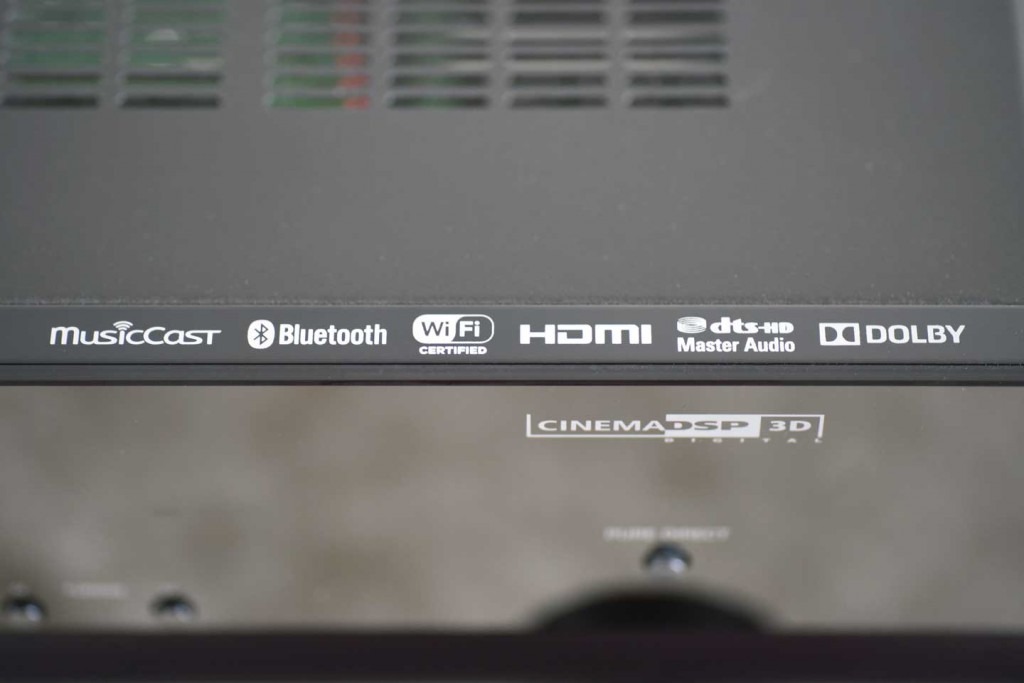Yamaha RX-V779 Logos MusicCast, Bluetooth, WiFi, HDMI etc.