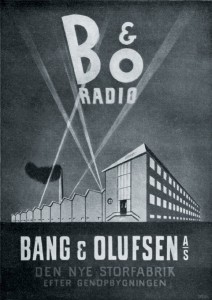  Bang & Olufsen Werbeposter 1948 (Foto: B&O)