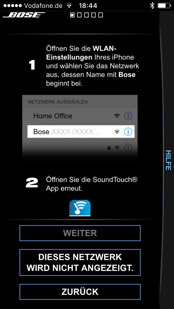 Bose SoundTouch App Screenshot 1