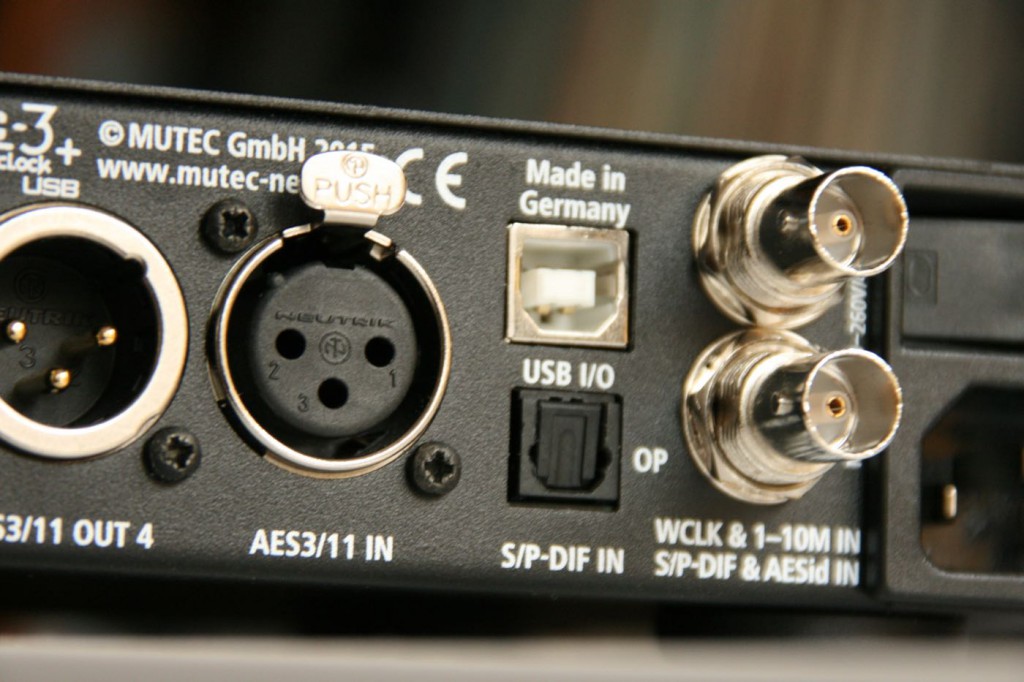 Mutec MC-3+ USB Detailansicht USB-Buchse