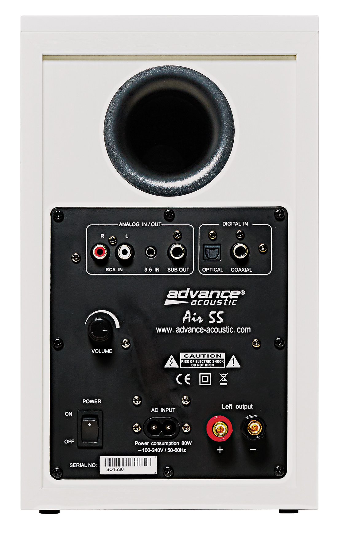 Advance Acoustic 2016: Bluetooth-Box Air 55 von hinten