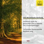 Cover Sächsisches Vocal ensemble Felix Mendessohn Bartholdy