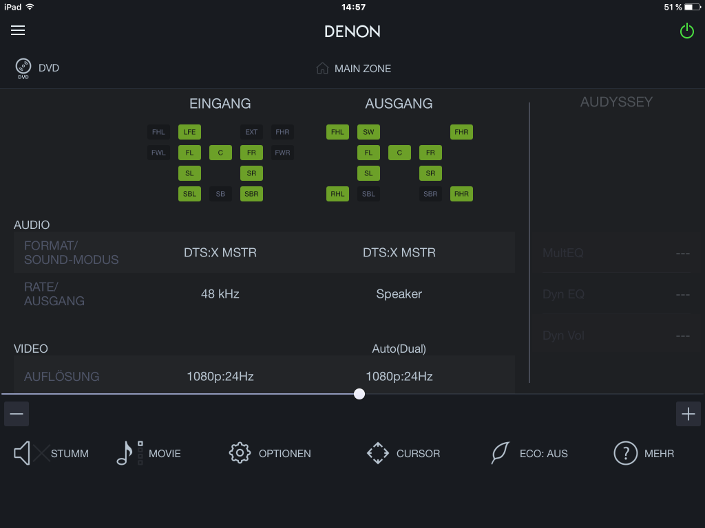 Denon AVR-X4200W Remote App