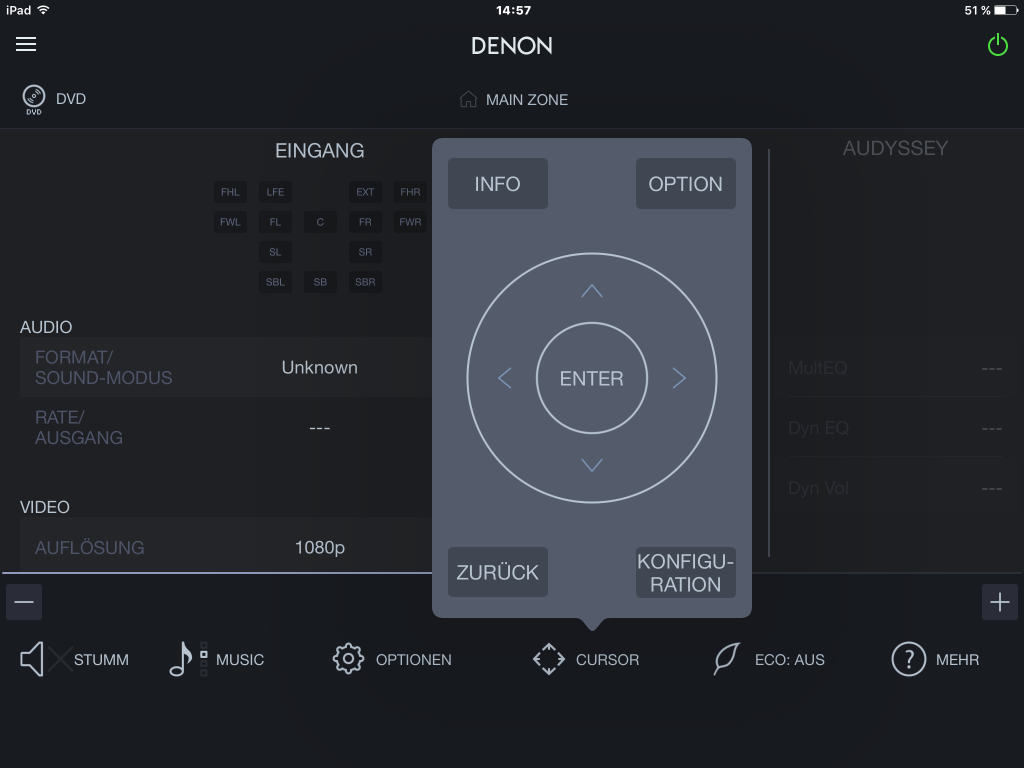 Denon AVR-X4200W Remote App