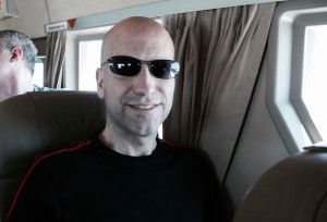 Stefan Schickedanz beim Rundflug