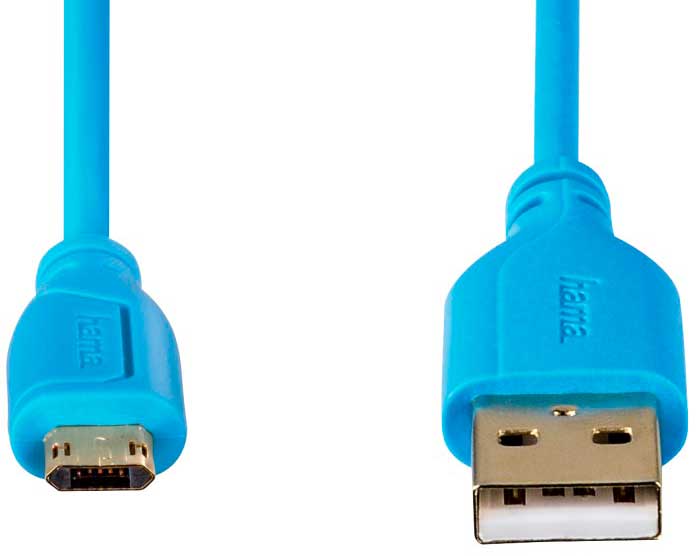 Micro-USB-Kabel Hama Flexi-Slim
