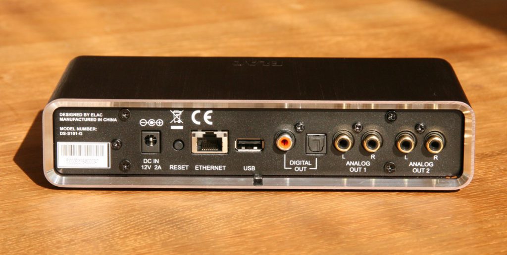 Elac DS-S101-G backplate with terminals