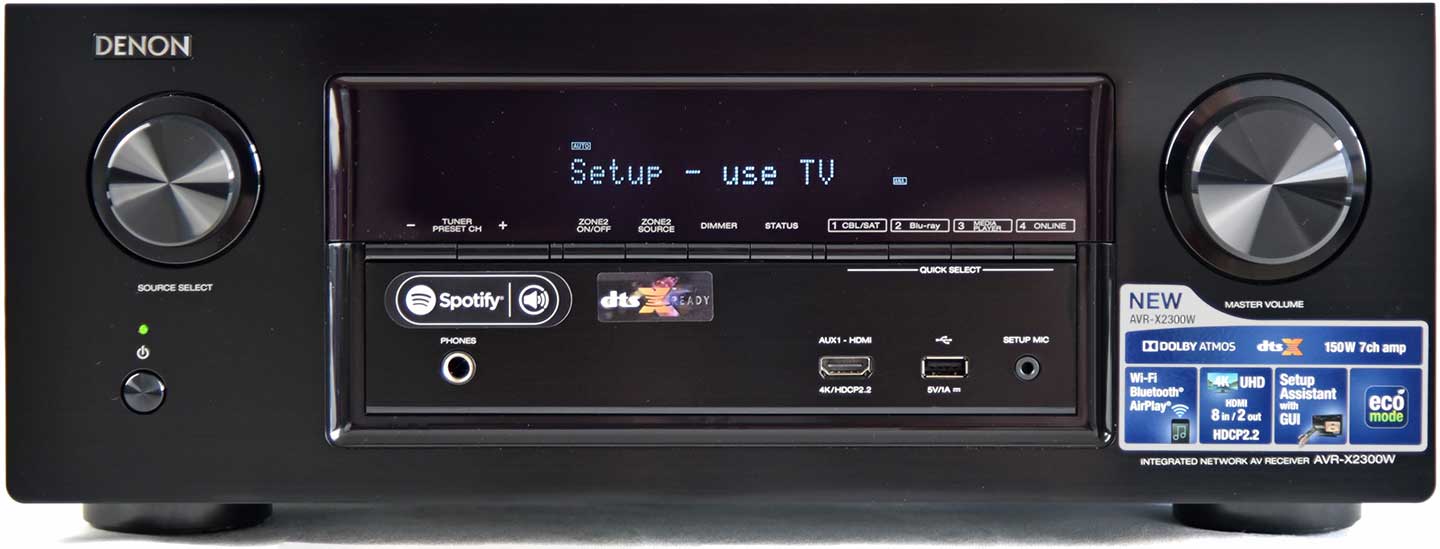 Denon AVR-X2300W im Test: Dolby Atmos unter 700 €