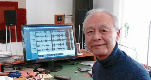 Tatsuo Nishimura im Tonstudio