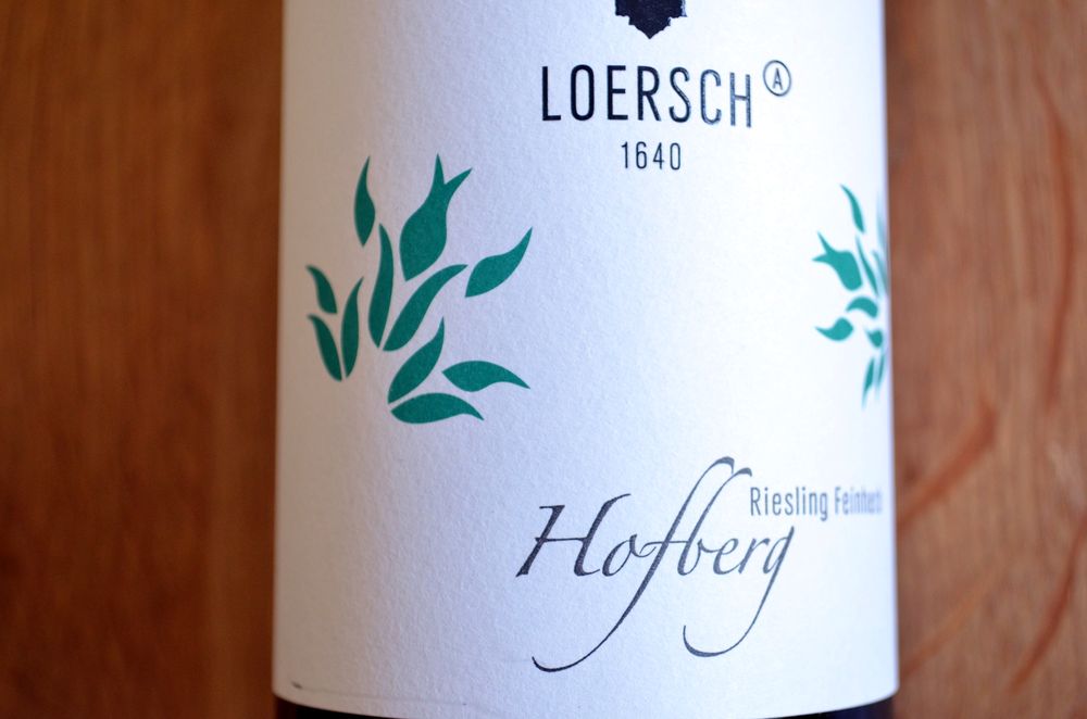 Das Label des Weingut Loersch