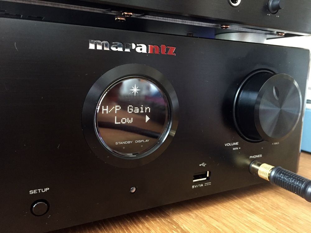 Kopfhörer-Impedanzen im Marantz HD AMP1