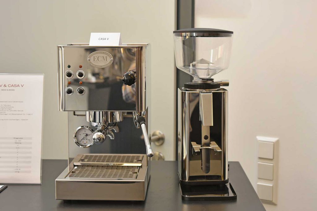 ECM Espresso-Maschine Casa V und Mühle Casa