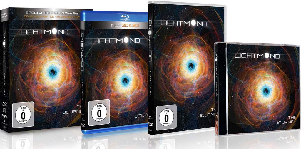 Lichtmond The Journey. Blu-ray Disc, DVD und CD