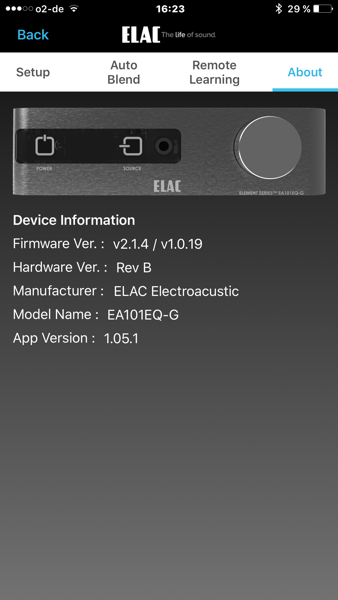 Elac EA101EQ App