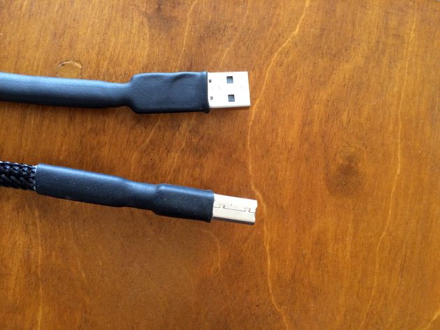 Ein Prototypen USB-Kabel von Lindemann