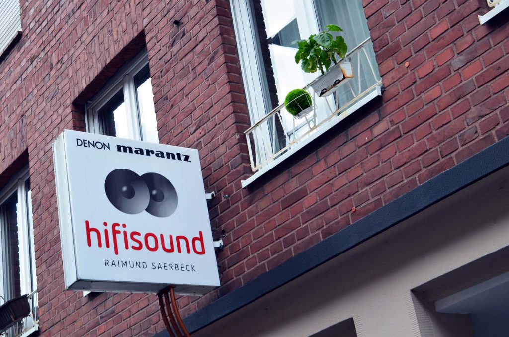 HiFi Sound Münster: Das Eingangsschild