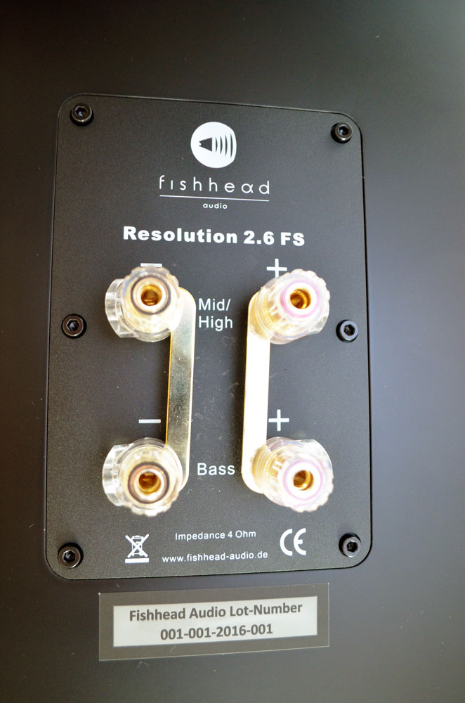 Fishhead Audio REsolution 2.6 FS Anschluss