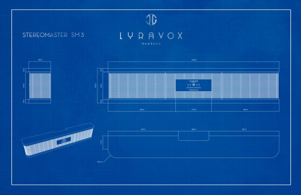 Der Blueprint des Lyravox SM3-150 