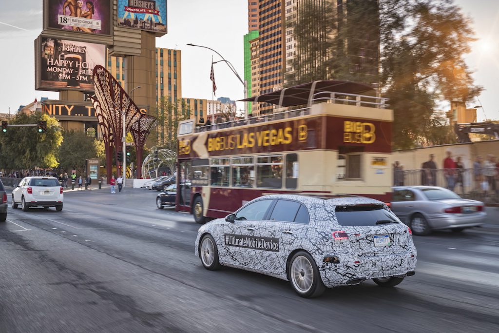 Erster Fahreindruck: Mercedes A-Klasse 2018 ln Las Vegas