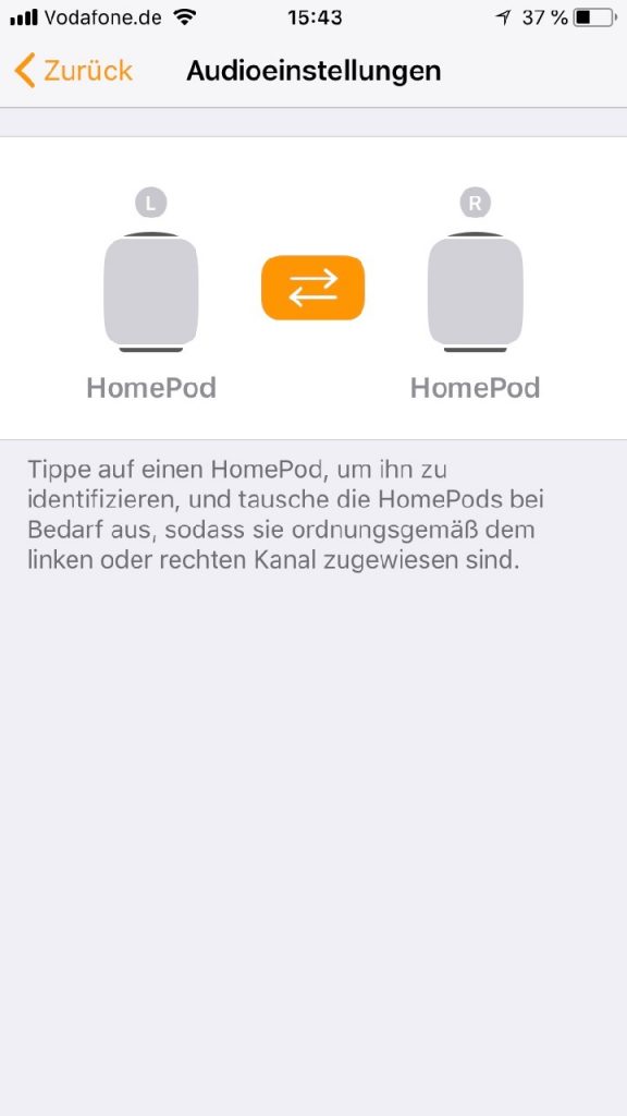 Apple HomePod – Stereo-Paar einrichten