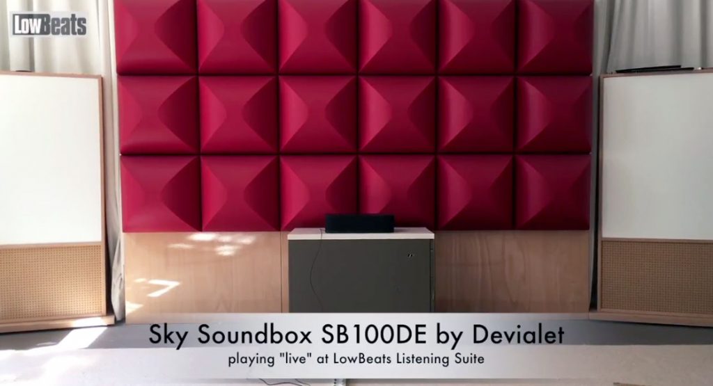 Sky Soundbox im LowBeats Hörraum