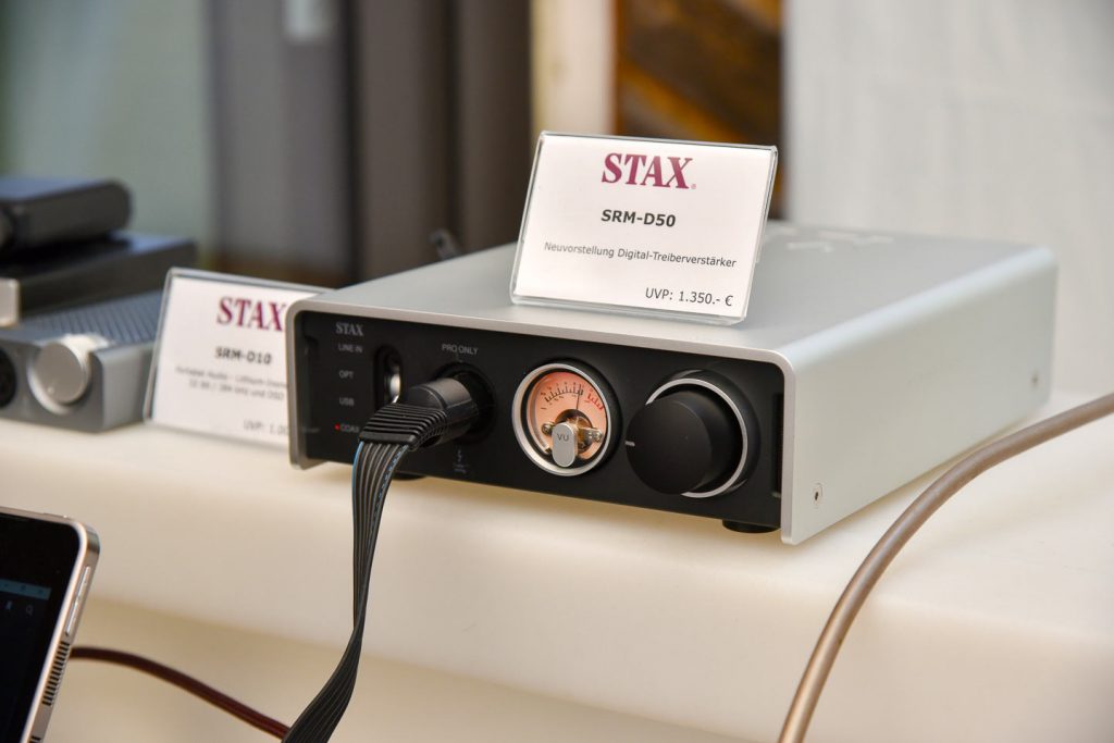 Klangstudio Rainer Pohl Sommerfest: Stax SRM-D50 mit VU-Meter (Foto: R. Vogt)
