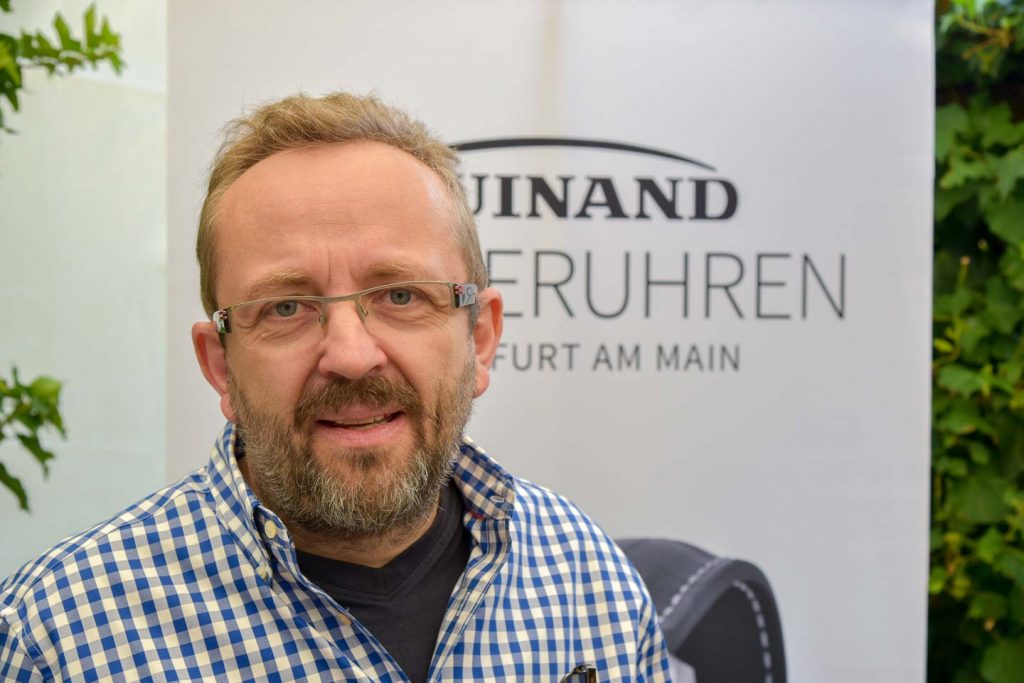 Klangstudio Rainer Pohl Sommerfest: Guinand-Chef Dipl.-Ing. Mattias Klüh (Foto: R. Vogt)