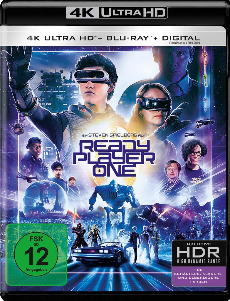 Ready Player One auf Ultra HD Blu-ray und Blu-ray Disc (Warner Home Video)