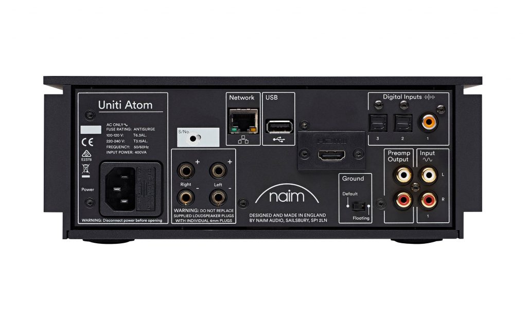 Naim Audio Uniti Atom Rear