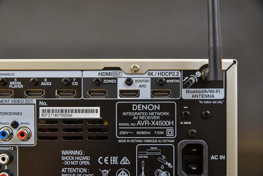 Denon AVR-X4500H (Foto: R. Vogt)