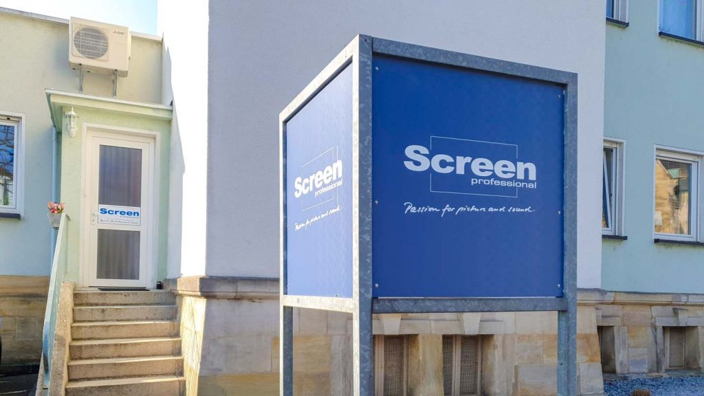 Screen Professional Demo-Kino: Der Eingang in Forcheim (Foto: R. Vogt)