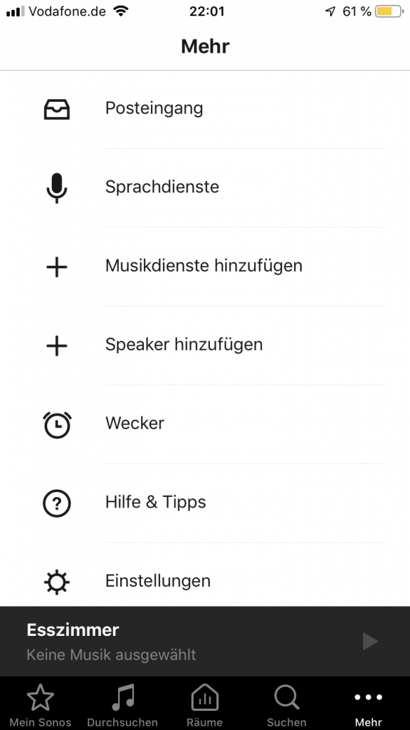 Sonos App für Amazon ALexa und Google Assistant