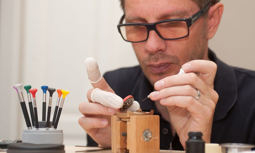 VDB-Gründer Stephan Obst im Atelier