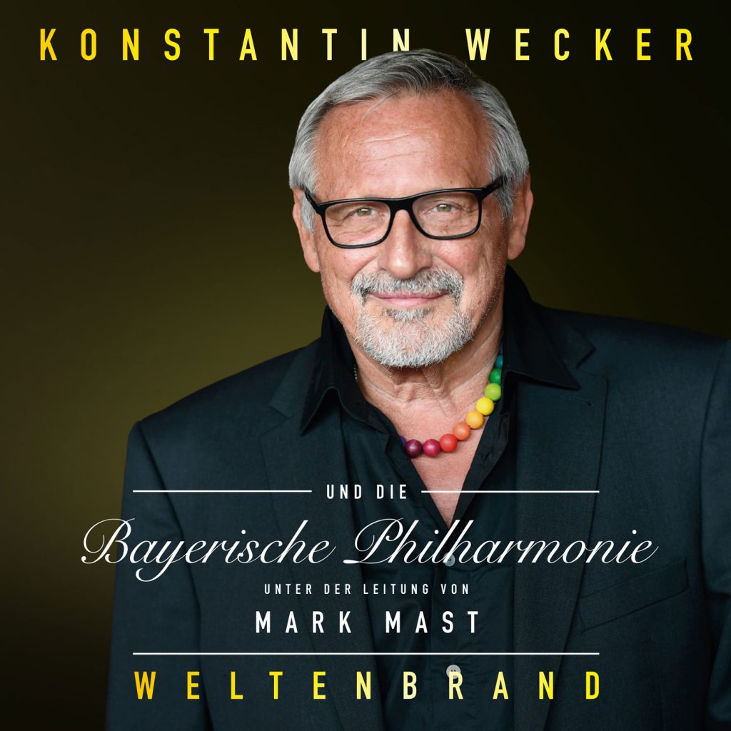 Konstantin Wecker Weltenbrand Coverart