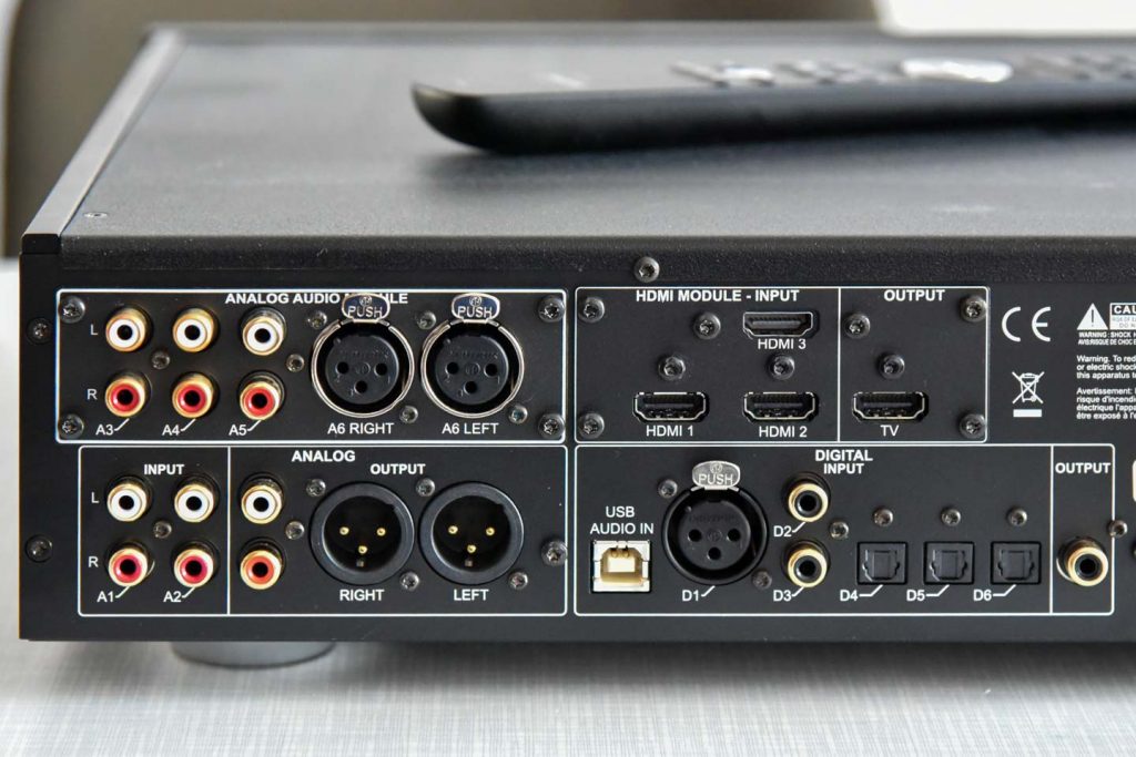 Lyngdorf TDAI-3400 Analog- und HDMI-Modul (Foto: R. Vogt)