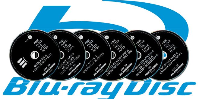PinkFloyd - The Later Years - 6-Bluray-Discs mit High-Res-Audio und allen Konzertvideos nur im großen Box-Set enthalten (Foto: R. Vogt)