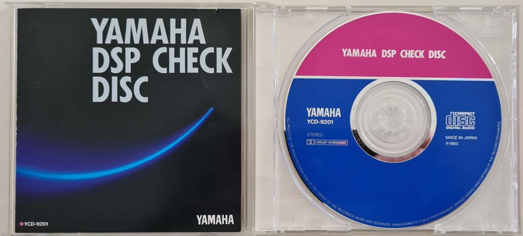 Yamaha DSP Check Disk (Foto: R. Vogt)