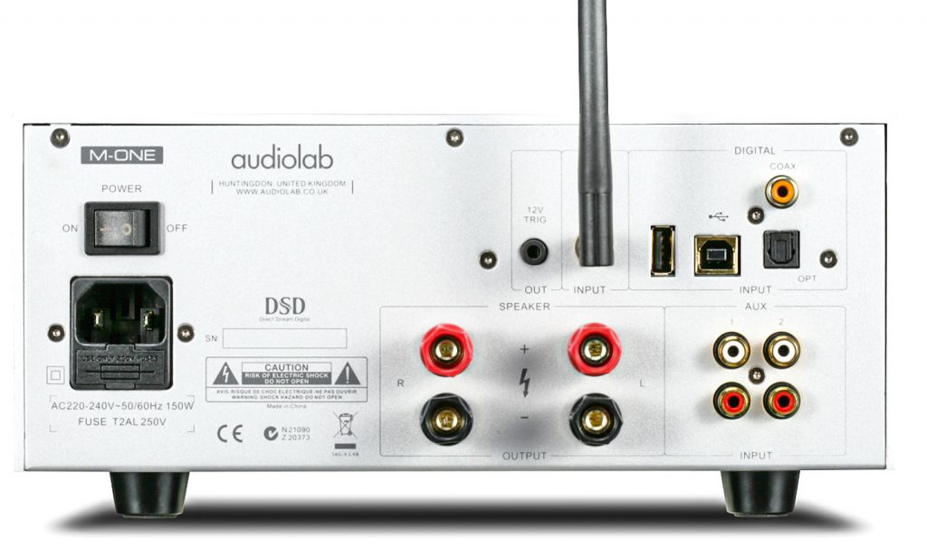 Audiolab M-one Rückseite