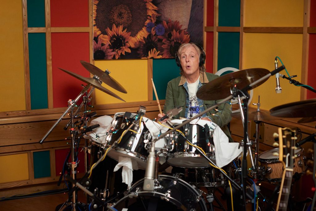 Paul McCartney Aufnahme Drums