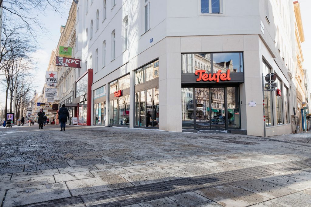 Teufel Store Wien Eingang