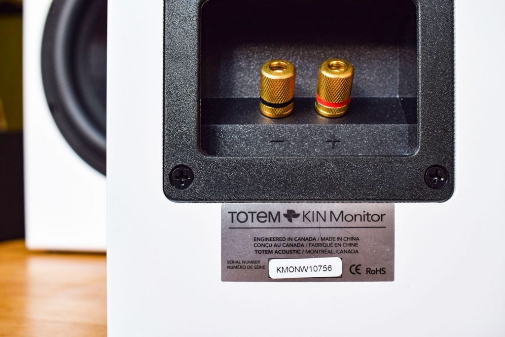 Totem Acoustic KIN Monitor Anschluss