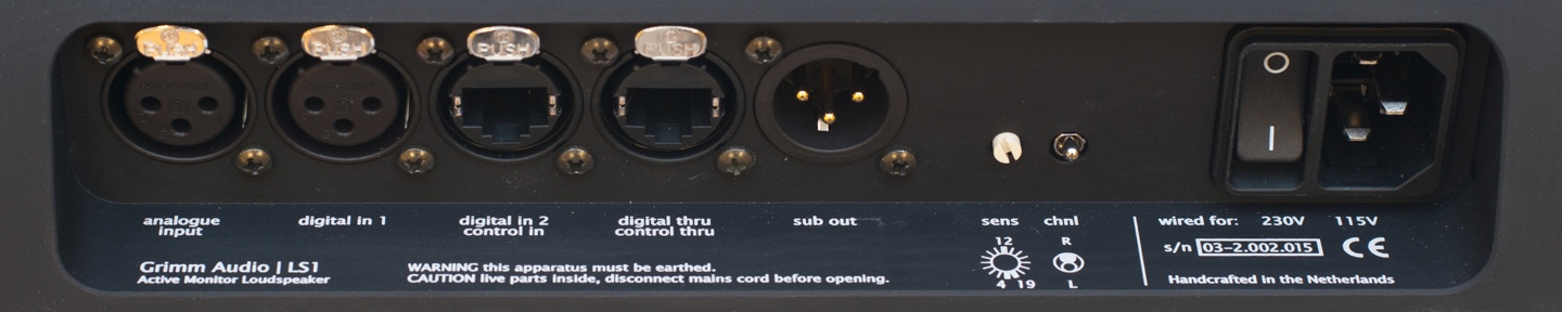 Grimm Audio LS1 connection terminal