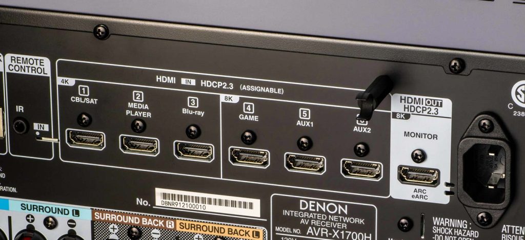 Denon AVR-X1700H 8K-HDMI (Foto: Sound United)