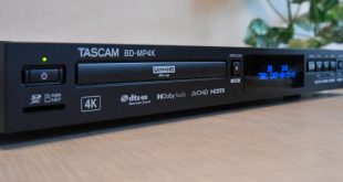 Tascam BD-MP4K: UHD Blu-ray und Mediaplayer für den Installationsbereich. Was kann er im Heimkino für 649 Euro? (Foto: R. Vogt)