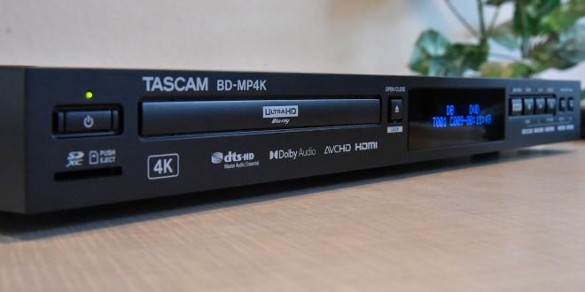 Tascam BD-MP4K: UHD Blu-ray und Mediaplayer für den Installationsbereich. Was kann er im Heimkino für 649 Euro? (Foto: R. Vogt)