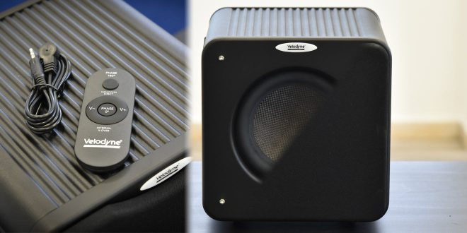 Velodyne Acoustics MicroVee X Mini-Subwoofer feinster verbesserten Chassis, digitaler Kontrolle und Fernbedienung: 1.290 Euro (Foto: R. Vogt)