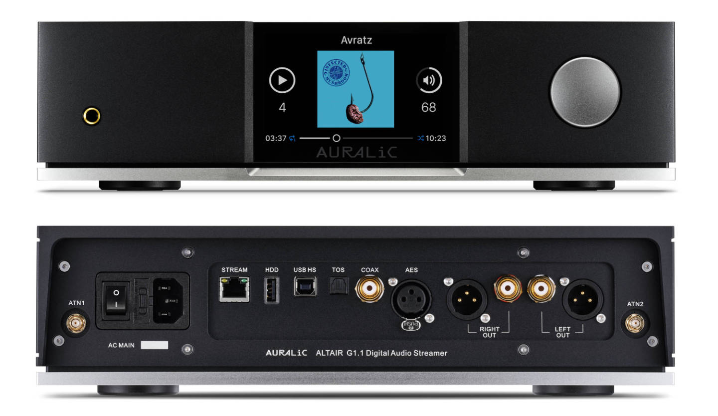 Auralic Altair G1.1 front+back