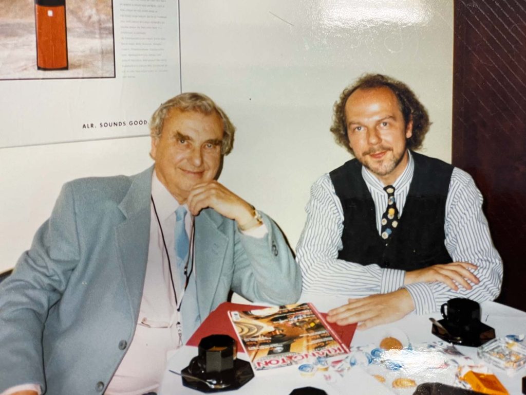 Raimund Saerbeck mit Ted Jordan