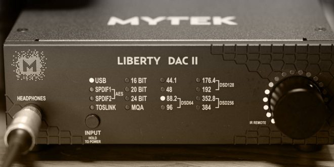 Mytek Liberty DAC II Startbild